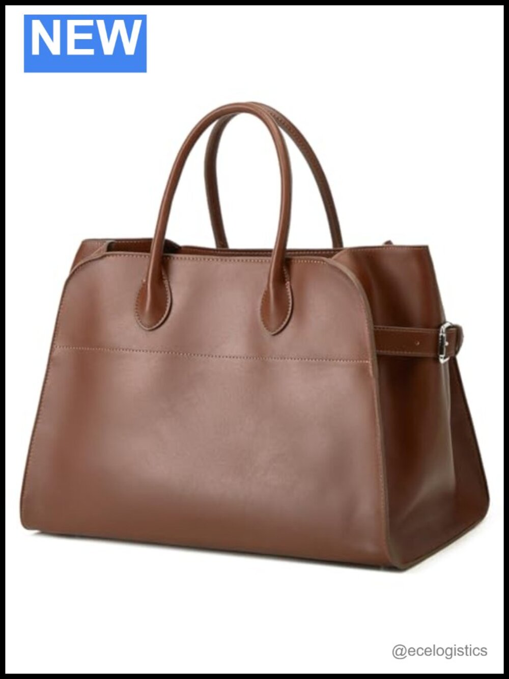 Vegan Leather Tote Bag for Women Large Retro Top-Handle Work Purse